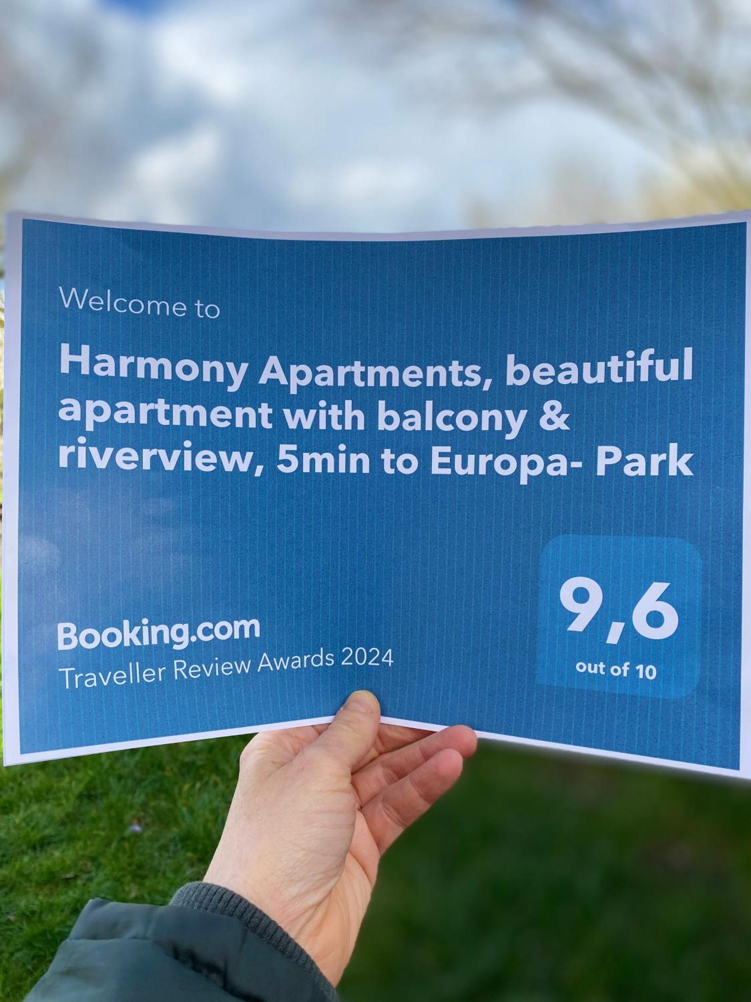 Harmony Apartment, Your Holiday Home In Rust With Balcony & River-View, 5Min To Europa-Park Extérieur photo